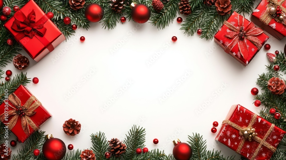 Christmas sale offer banner on white background Christmas sale offer banner on white background