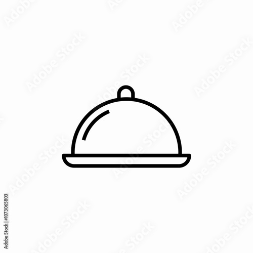 food tray icon sign vector