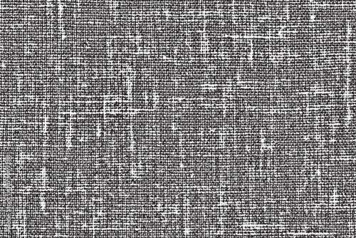 Mixed fabric background. Mottled canvas texture. Vector monochrome illustration
