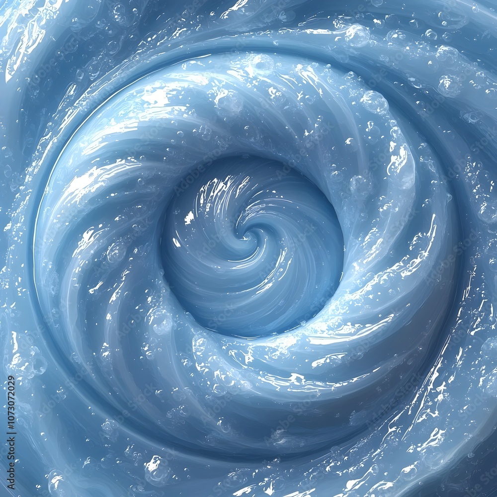 A mesmerizing swirl of light blue water with bubbles creates a calming and dynamic visual effect, reminiscent of ocean waves or flowing liquids in motion. A mesmerizing swirl of light blue water with bubbles creates a calming and dynamic visual effect, reminiscent of ocean waves or flowing liquids in motion.