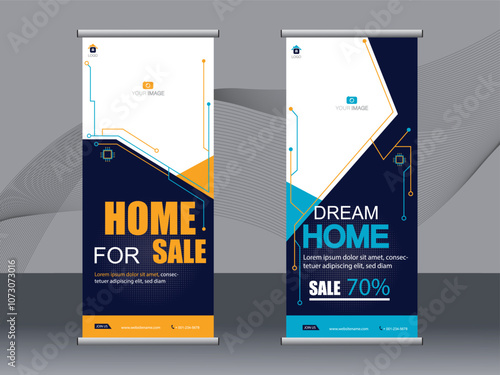 Business banner roll up set,standee banner template.