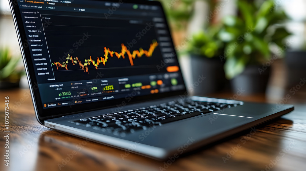 Advanced banking technology, financial analyst using digital interface with big data insights Advanced banking technology, financial analyst using digital interface with big data insights