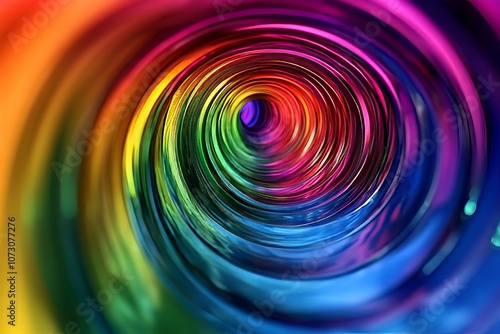 Vibrant rainbow abstract photography a captivating display of colorful patterns and textures