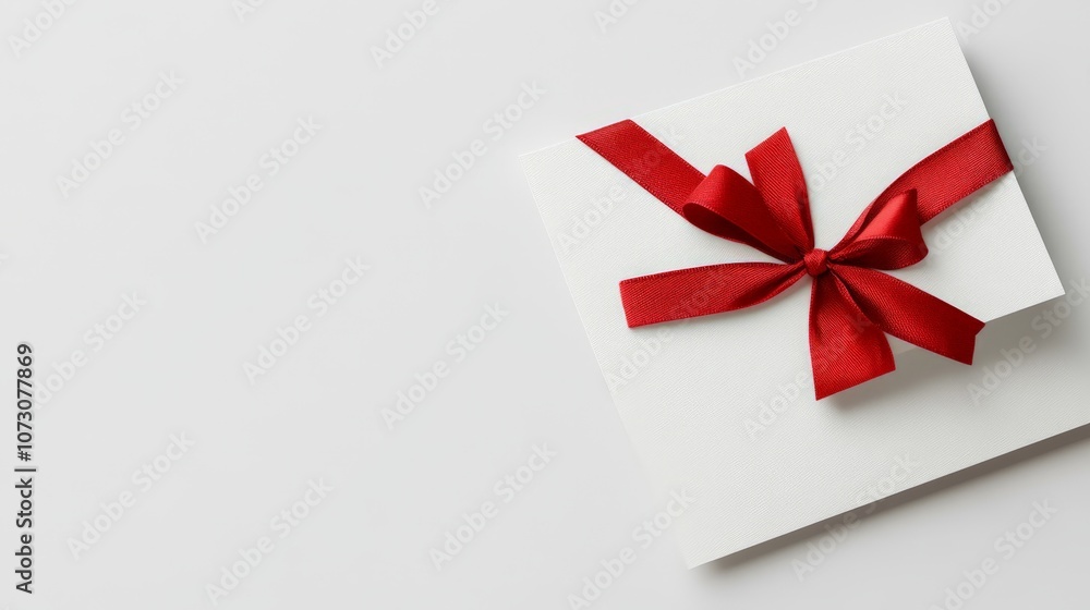 Heartfelt Gift Card on White Background Heartfelt Gift Card on White Background