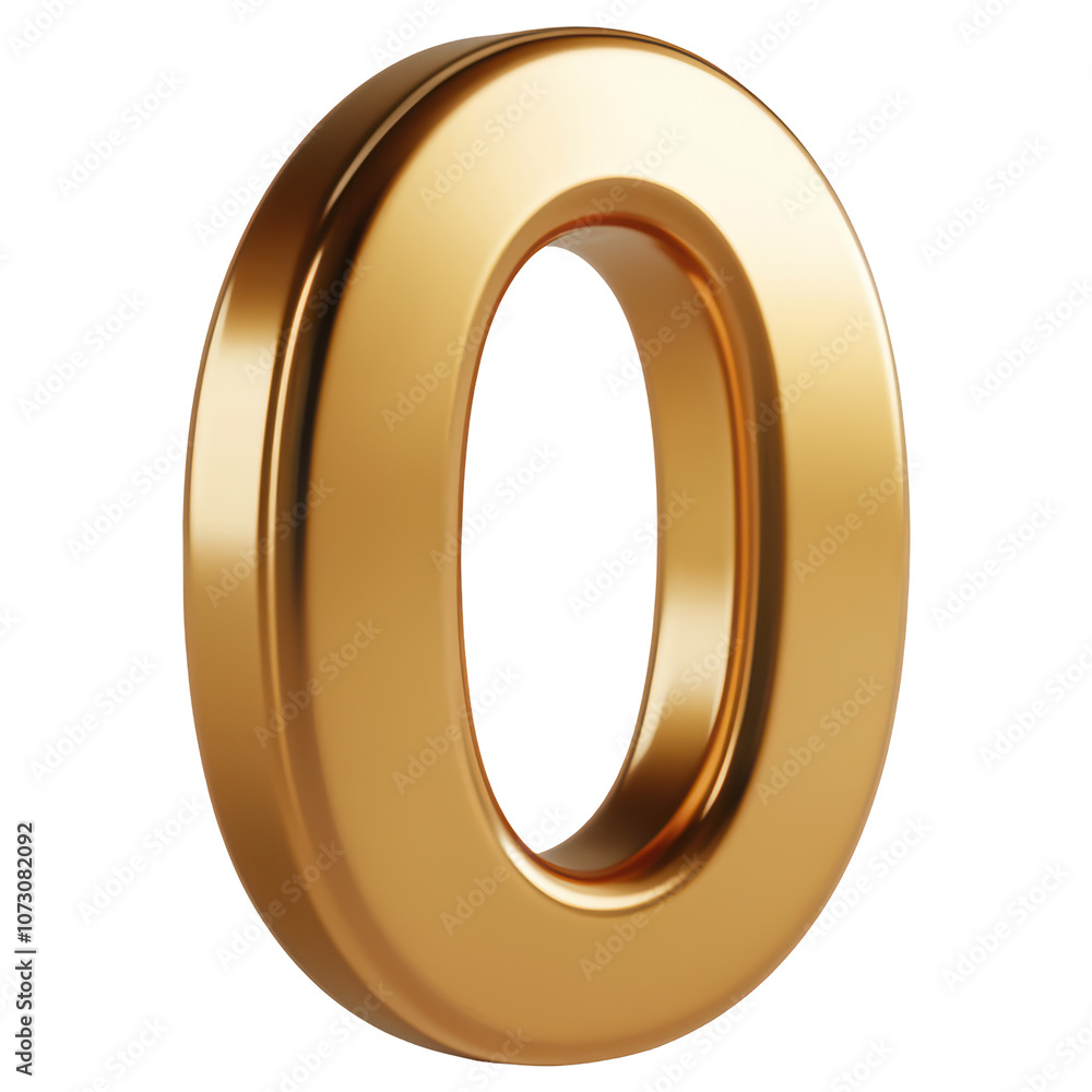 A gold colored number 0 with a gold colored circle around it isolated on transparent or white background, png A gold colored number 0 with a gold colored circle around it isolated on transparent or white background, png