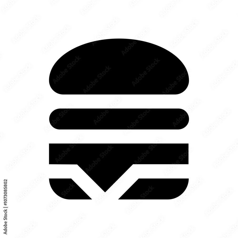 Burger Solid Icon Burger Solid Icon