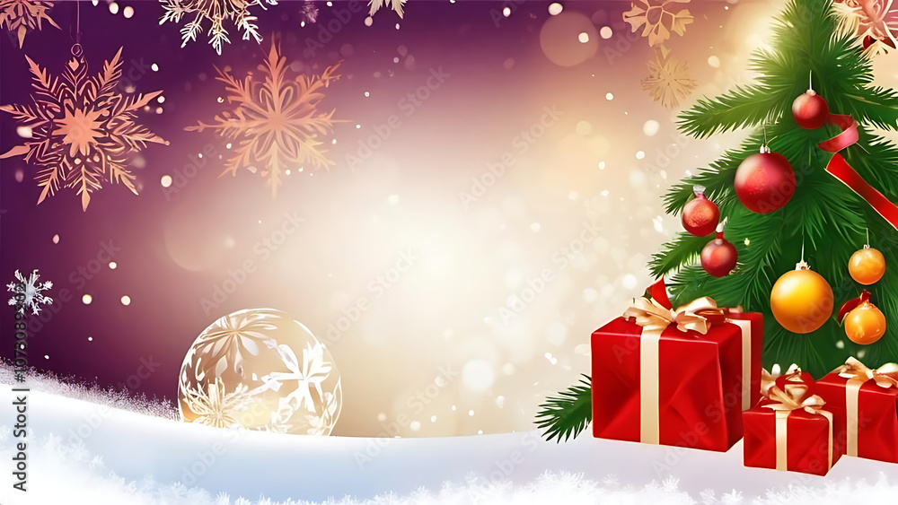 Merry Christmas and happy New Year background Merry Christmas and happy New Year background