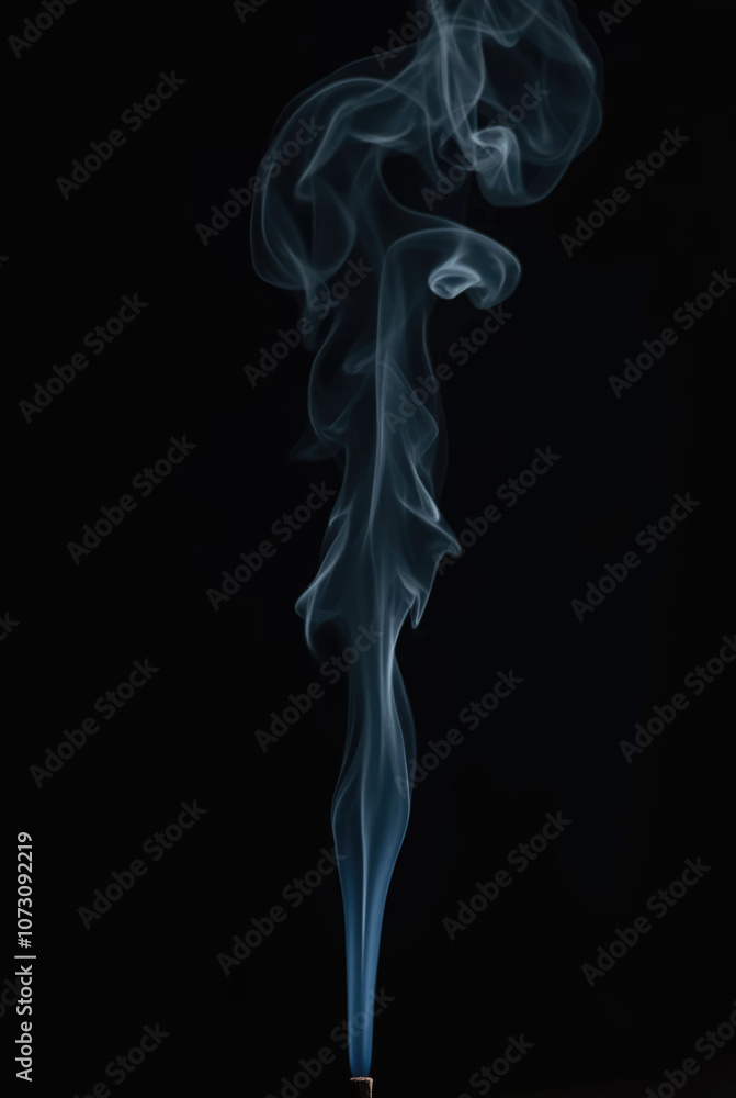 smoke on black background smoke on black background
