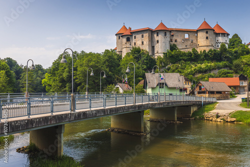 In the centre of Žužemberk town photo