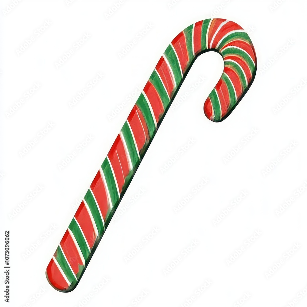 Fototapeta premium Classic Design Red and Green Candy Cane