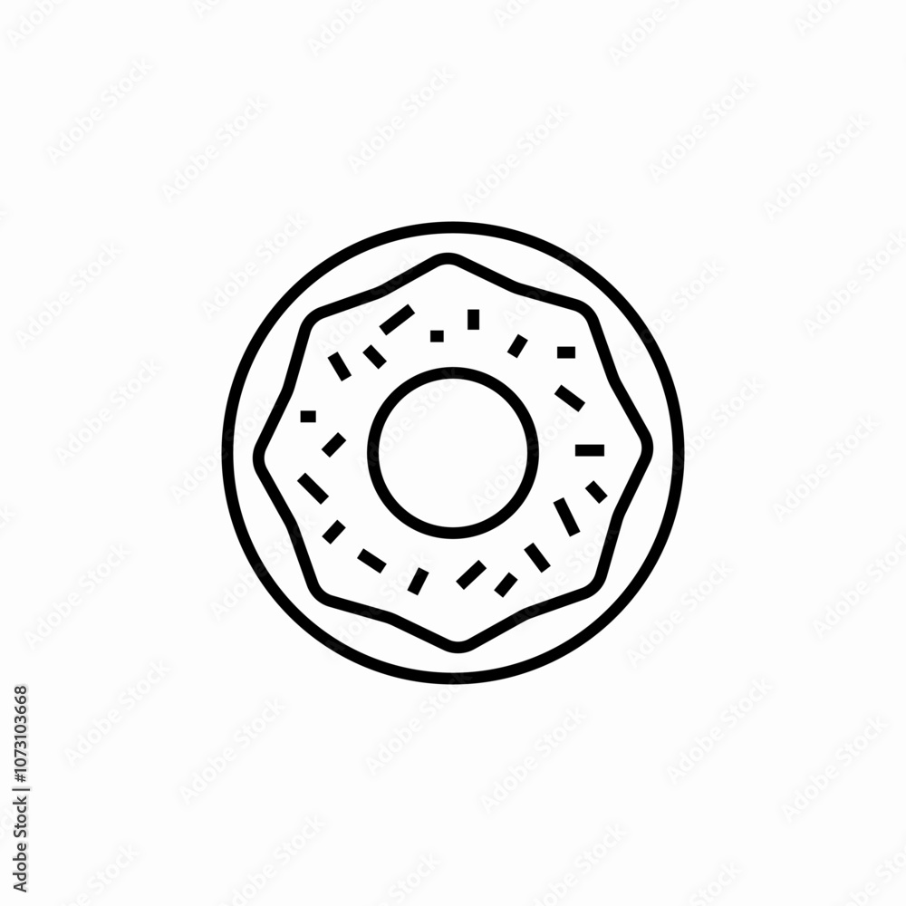 donut sweet icon sign vector donut sweet icon sign vector