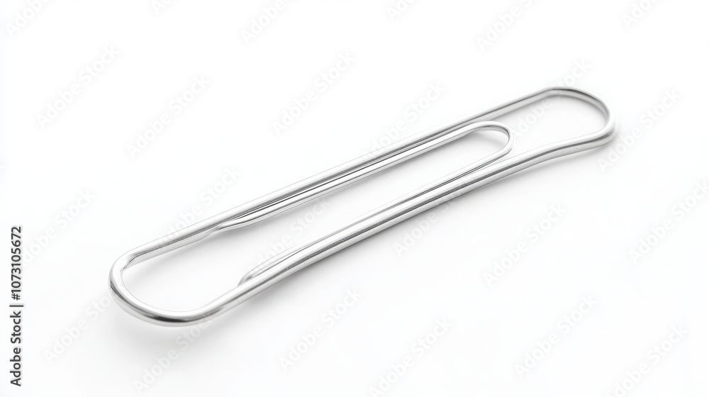 a paperclip clipart, stationery element, minimalistic design, monochrome, isolated on white background a paperclip clipart, stationery element, minimalistic design, monochrome, isolated on white background