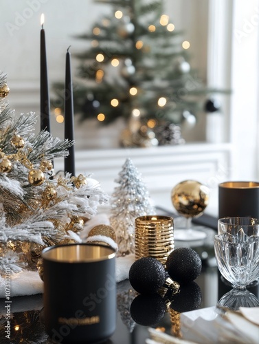 Festive Table Setting with ...