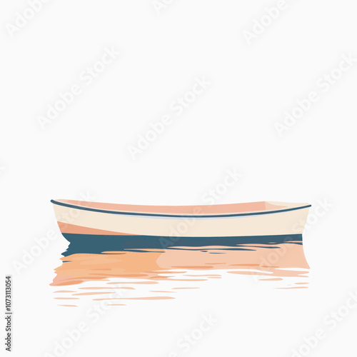 Small Boat on Calm Water