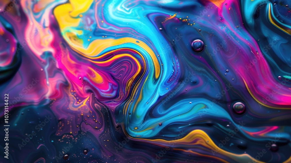 Vibrant swirls of color in a cosmic blend. Abstract art with a psychedelic touch. Swirl patterns create a mesmerizing visual effect. Vibrant swirls of color in a cosmic blend. Abstract art with a psychedelic touch. Swirl patterns create a mesmerizing visual effect.