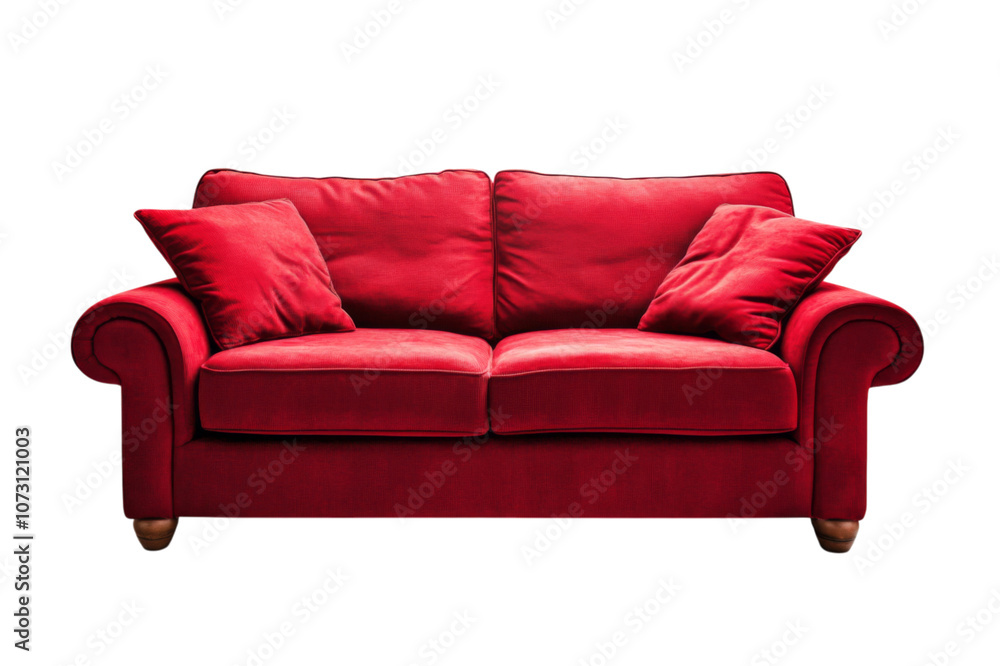 Comfortable sofa isolated on white background. PNG Transparent Comfortable sofa isolated on white background. PNG Transparent