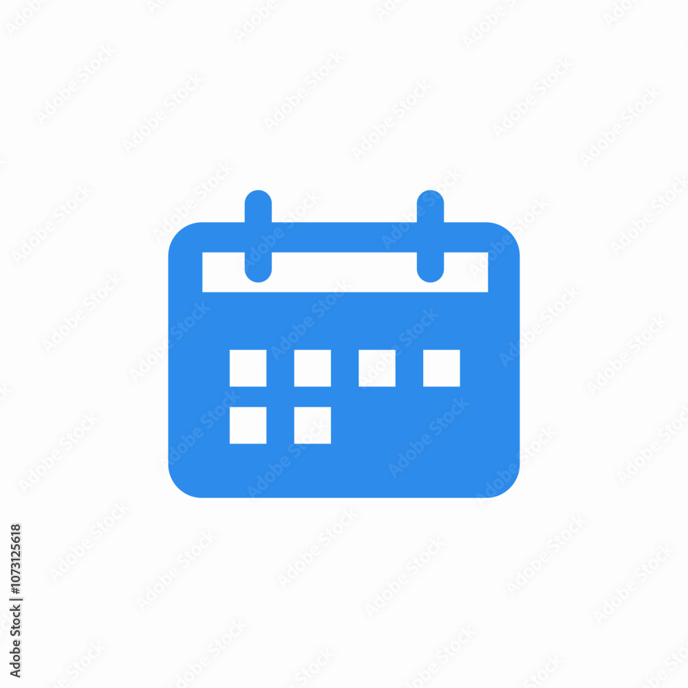 calendar date icon sign vector calendar date icon sign vector