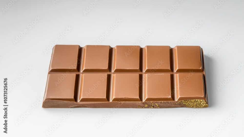 A smooth milk chocolate bar with a touch of gold, presented on a clean white background to highlight its refined quality.
A smooth milk chocolate bar with a touch of gold, presented on a clean white background to highlight its refined quality.