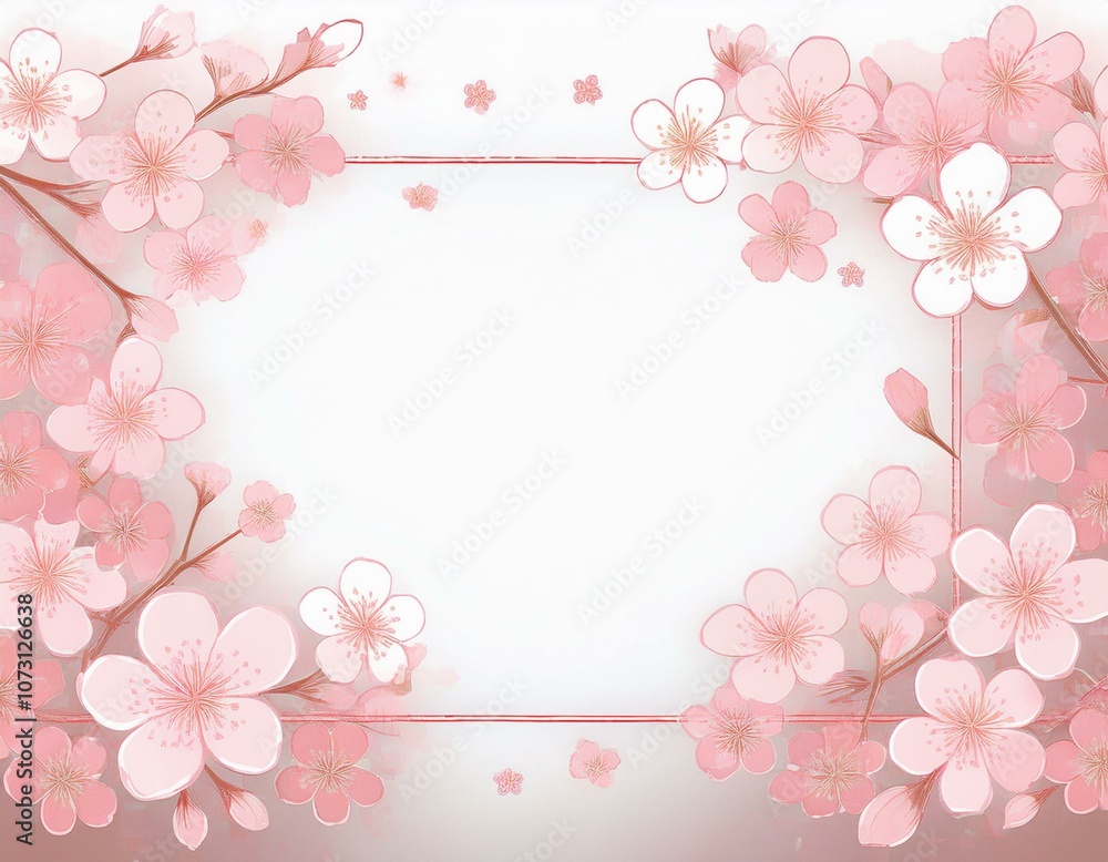 桜 フレーム イラスト 素材 桜 フレーム イラスト 素材