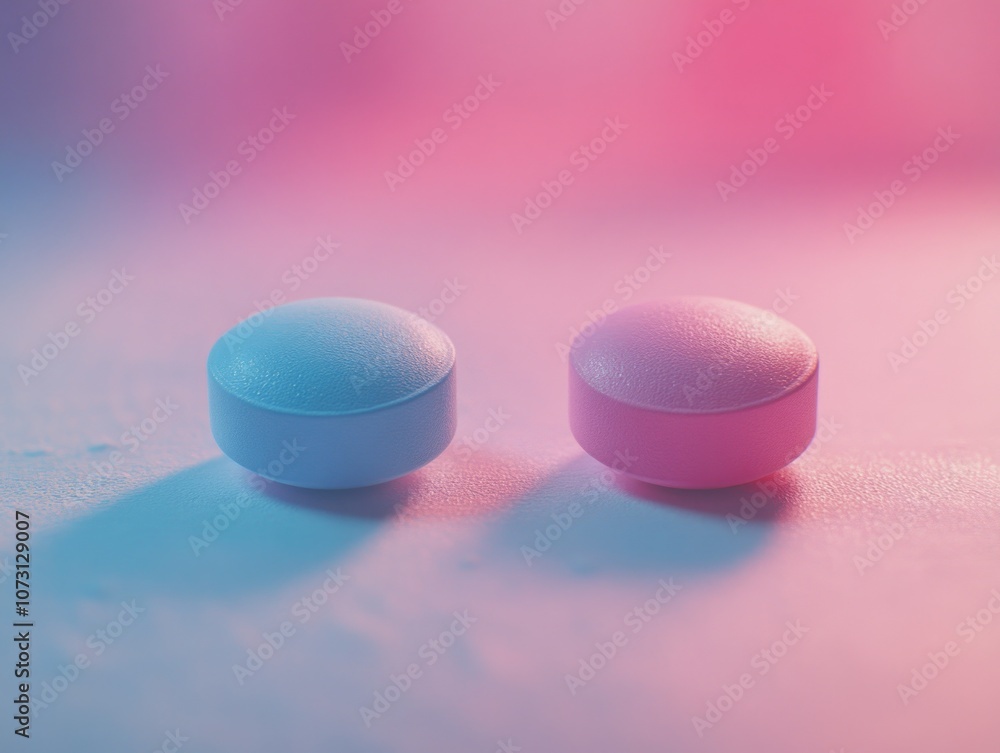 Pills on table Pills on table