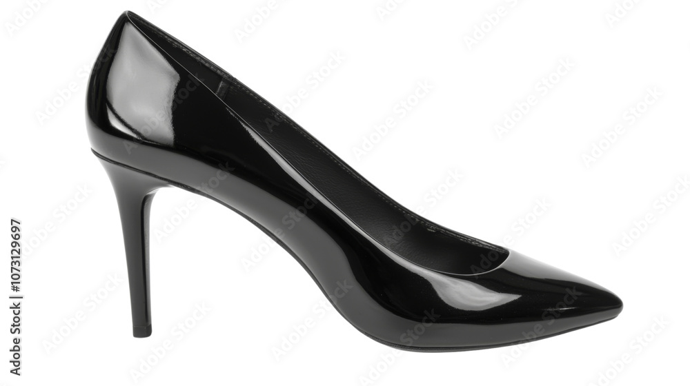 Black high heel transparent background Black high heel transparent background