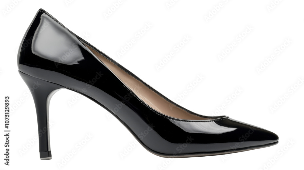 Black high heel transparent background Black high heel transparent background