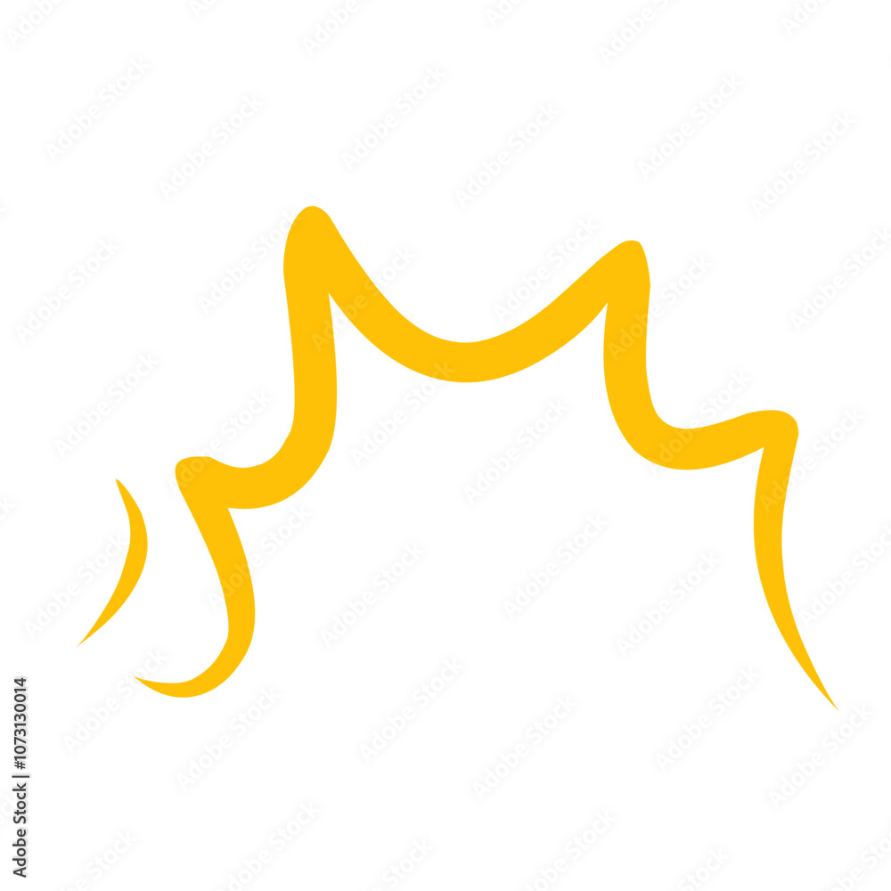 Emphasis doodle. Comic doodle.