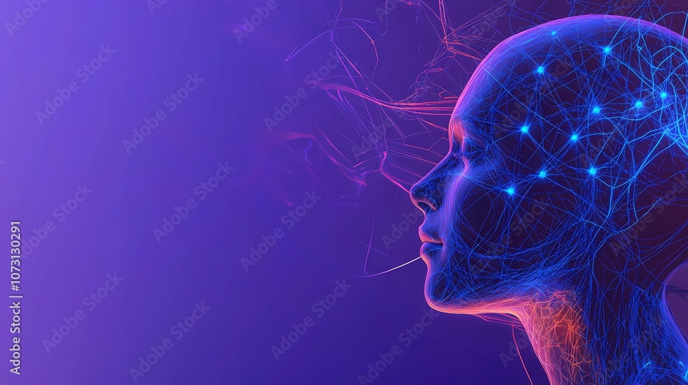Glowing neural network texture with intersecting pathways and nodes, symbolizing data connectivity, artificial intelligence, and digital complexity Glowing neural network texture with intersecting pathways and nodes, symbolizing data connectivity, artificial intelligence, and digital complexity