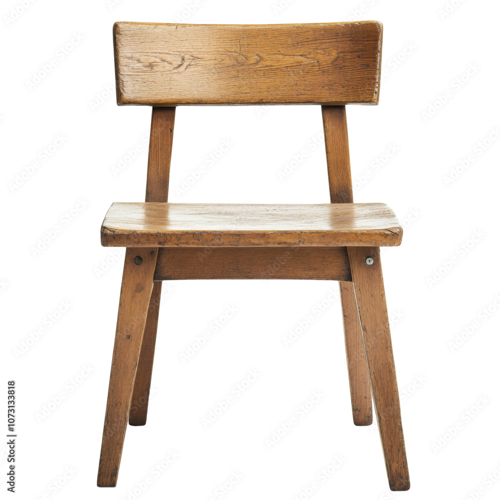 Wooden chair front view isolated on white background. PNG Transparent Wooden chair front view isolated on white background. PNG Transparent