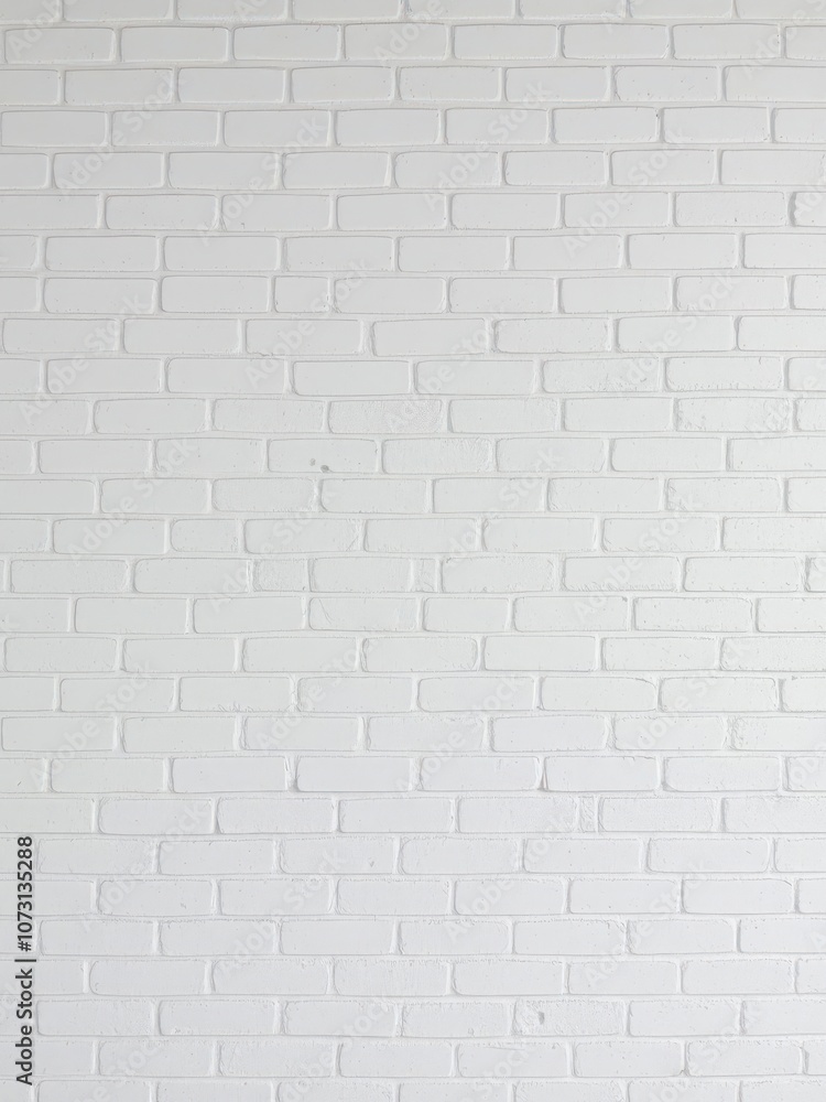 White brick wall background with a clean and modern aesthetic, surface, empty White brick wall background with a clean and modern aesthetic, surface, empty