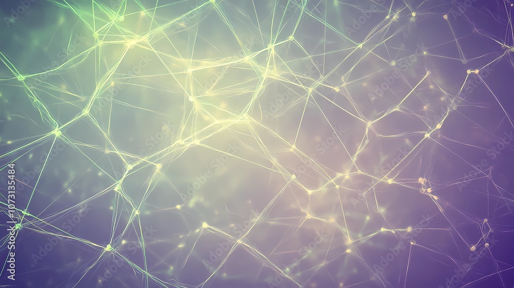 Intricate neural pathways depicted in an abstract pattern with connecting nodes, representing data flow and interconnectedness, perfect for tech visuals Intricate neural pathways depicted in an abstract pattern with connecting nodes, representing data flow and interconnectedness, perfect for tech visuals