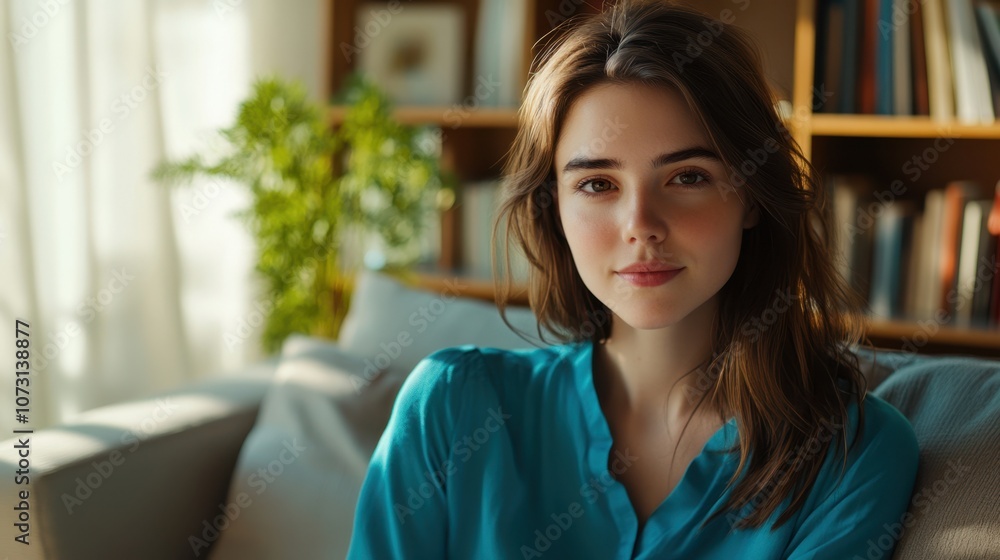 The Serene Young Woman The Serene Young Woman