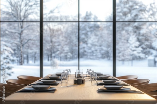 Table Set for Dinner with a...