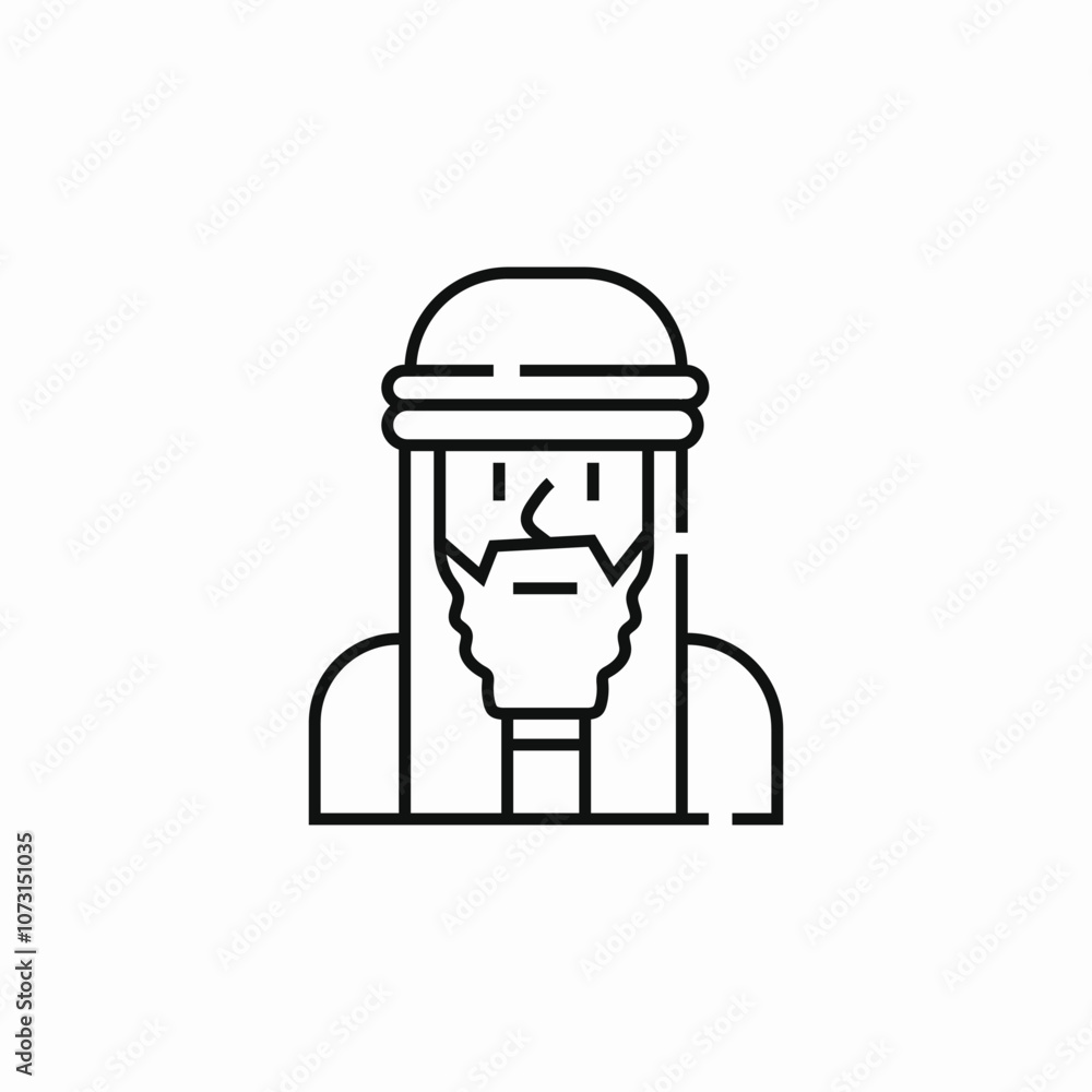 bedouin desert icon sign vector bedouin desert icon sign vector