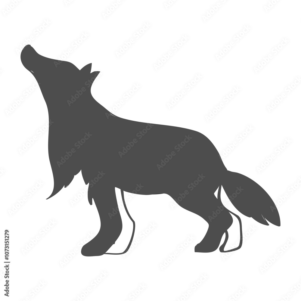 wolf vector icon illustration wolf vector icon illustration