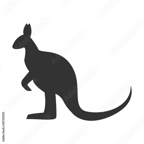 the kangaroo illustration design photo