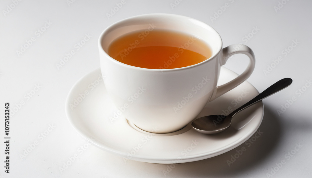 tea cup mug on a well lit white background tea cup mug on a well lit white background