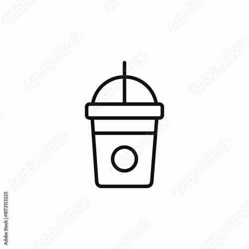 juice take away icon sign vector