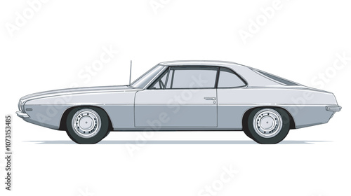 sports car vector side view