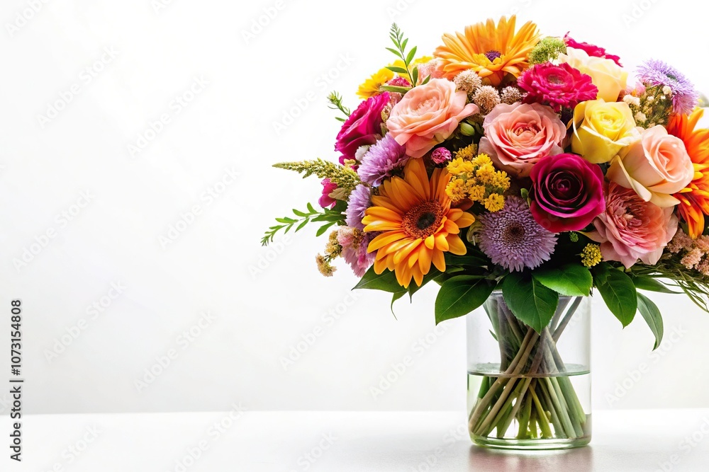 Fototapeta premium abstract modern bouquet of flowers