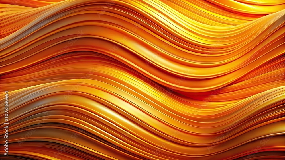 Abstract orange and yellow wave pattern in extreme close-up Abstract orange and yellow wave pattern in extreme close-up