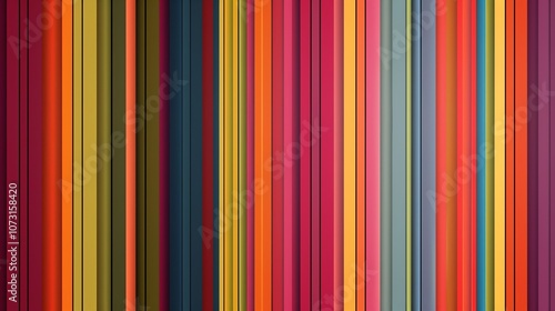 Abstract background of colorful vertical stripes.