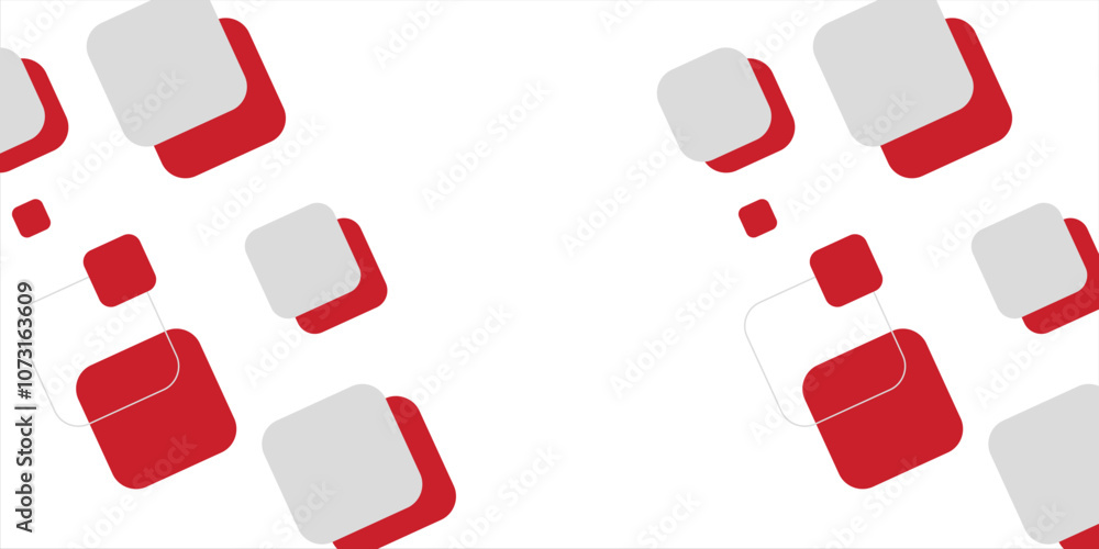 White background with abstract red grey square decoration. vektor White background with abstract red grey square decoration. vektor
