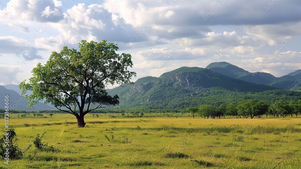 The Vast Savanna: A Land of Golden Grasslands, Towering Acacia Trees, and Diverse Wildlife. The Savanna Landscape Where the Sun Shines Bright The Vast Savanna: A Land of Golden Grasslands, Towering Acacia Trees, and Diverse Wildlife. The Savanna Landscape Where the Sun Shines Bright