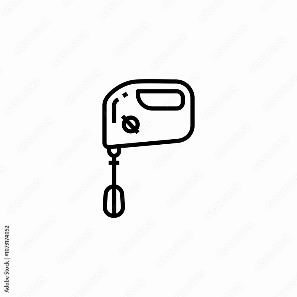 mixer kitchenware icon sign vector mixer kitchenware icon sign vector