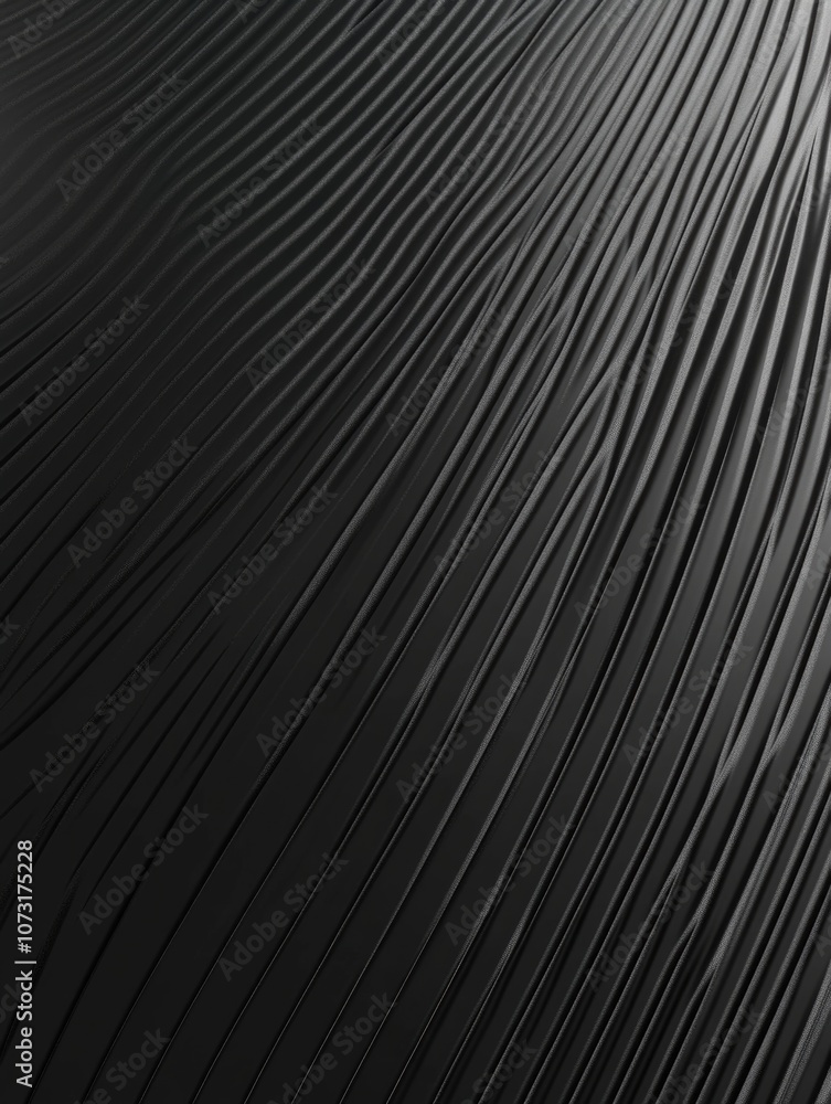 Obraz premium Black and White Wave Pattern