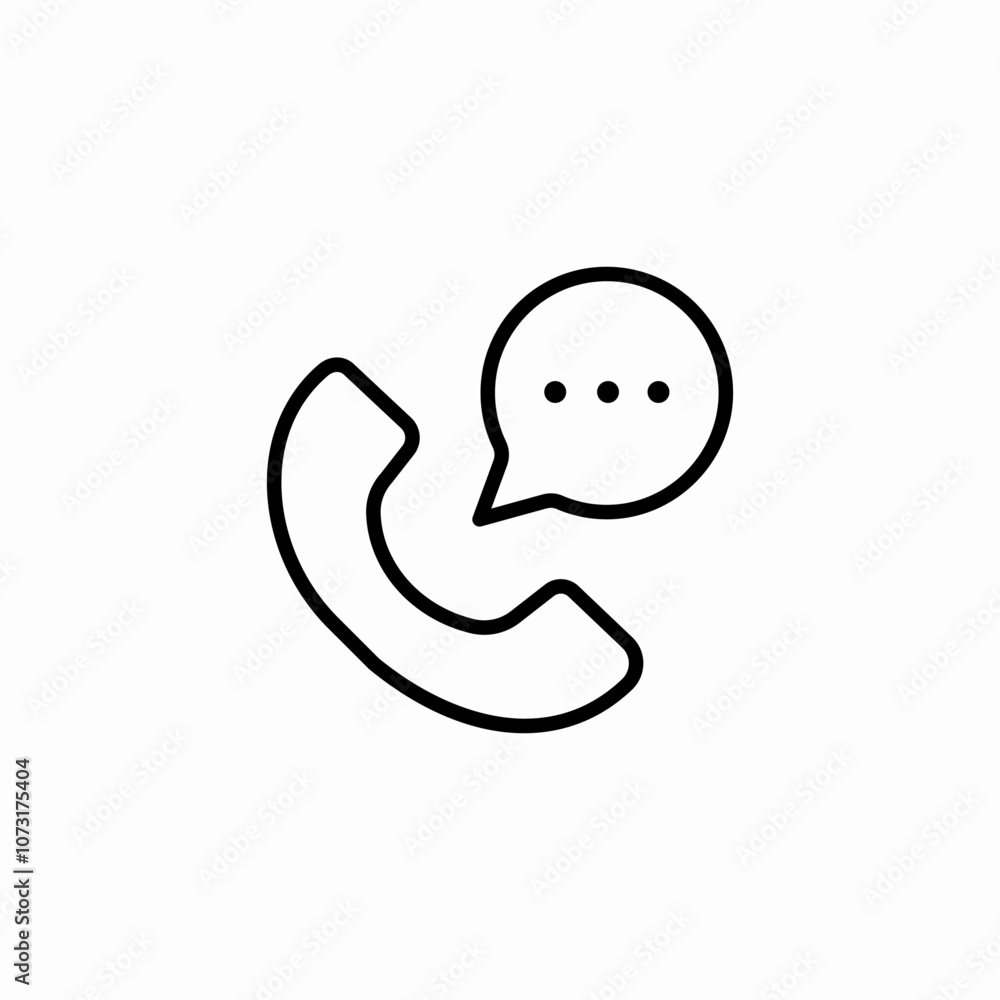 talk call phone icon sign vector talk call phone icon sign vector