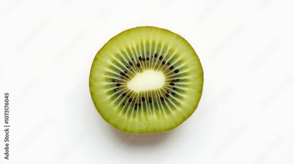 Pale onion bulb on white background, highlighting its smooth skin and freshness Pale onion bulb on white background, highlighting its smooth skin and freshness