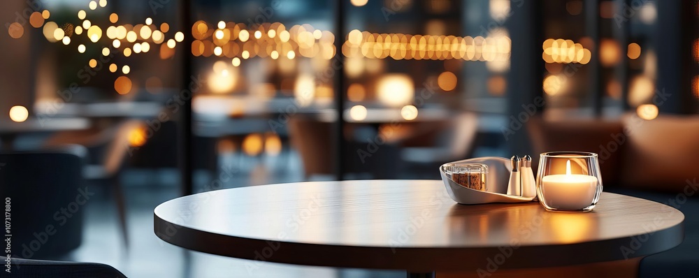 Indoor cafe view, warm lights, cozy ambiance, 3D illustration Indoor cafe view, warm lights, cozy ambiance, 3D illustration
