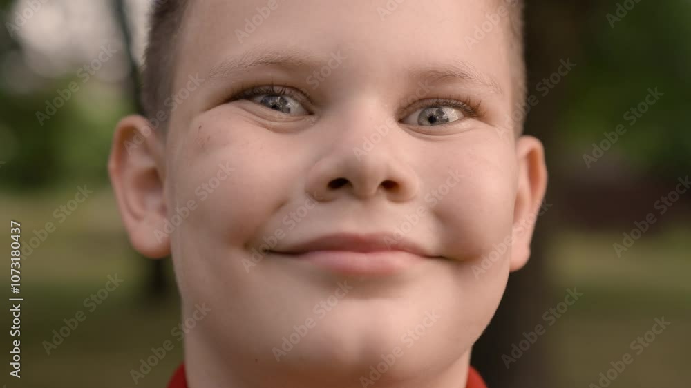 face laughing boy close-up. happy child. caucasian child eyes smiling. beautiful open human eyes. concept child looking camera. happy face schoolboy. laughing kid schoolboy background school yard face laughing boy close-up. happy child. caucasian child eyes smiling. beautiful open human eyes. concept child looking camera. happy face schoolboy. laughing kid schoolboy background school yard